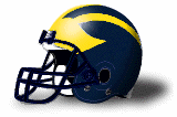 Michigan Wolverines helmet