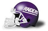 Mount Union Purple Raiders helmet