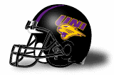 Northern Iowa Panthers helmet