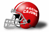 Louisiana Ragin' Cajuns helmet